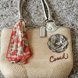 Coach Straw purse